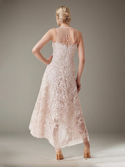 A-Line Sweetheart Asymmetrical Tulle Evening Dress