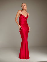 Sheath/Column V-Neck Sleeveless Floor-Length Evening Dress