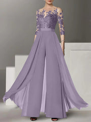 A-Line/Princess Mother of the Bride Dresses with Applique