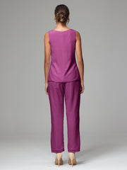 3 Pieces Chiffon Fancy Mother Of The Bride Dress Pants Suits