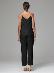 3 Pieces Delicate Chiffon Lace Mother of Bride Dress Pant Suits