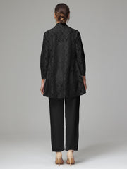 3 Pieces Delicate Chiffon Lace Mother of Bride Dress Pant Suits