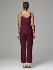 3 Pieces Delicate Chiffon Lace Mother of Bride Dress Pant Suits