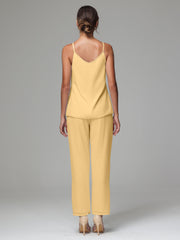 3 Pieces Delicate Chiffon Lace Mother of Bride Dress Pant Suits