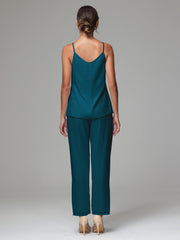 3 Pieces Delicate Chiffon Lace Mother of Bride Dress Pant Suits