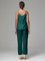 3 Pieces Delicate Chiffon Lace Mother of Bride Dress Pant Suits