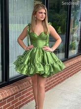 Elegant Sweetheart Strap a-line Short Mini Dress Homecoming Dress