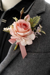 Wedding Decorations Decorative Flowers Groom Boutonniere Homecoming Wrist Corsage