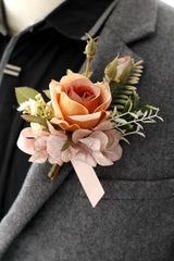 Wedding Decorations Decorative Flowers Groom Boutonniere Homecoming Wrist Corsage