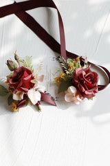 Wedding Decorations Decorative Flowers Groom Boutonniere Homecoming Wrist Corsage