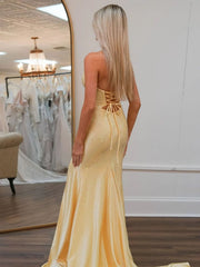 V Neck Hollowed Prom Dresses with Slit Mermaid Beads Wedding Guest Dress