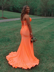 Tiered Strapless Prom Dresses with Applique Mermaid Sweet 16 Dress