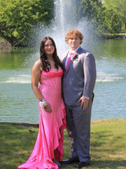 Tiered Strapless Prom Dresses with Applique Mermaid Sweet 16 Dress