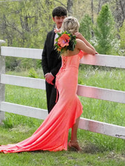 Tiered Strapless Prom Dresses with Applique Mermaid Sweet 16 Dress