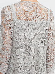 3 Piece Chiffon Square Neck Mother of the Bride Pantsuits with Jacket