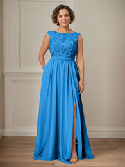 Party Dress For Mother Of The Bride Illusion Neckline Sleeveless Ball Gown Cut Out Guest Dresses For Wedding