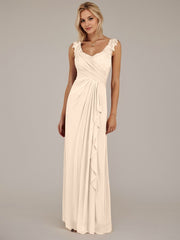 A-Line Sweetheart Neckline Pleated Mesh Mother of the Bride Dress