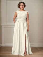 Party Dress For Mother Of The Bride Illusion Neckline Sleeveless Ball Gown Cut Out Guest Dresses For Wedding