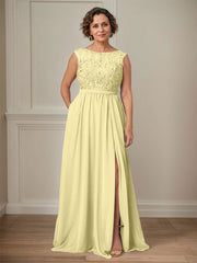 Party Dress For Mother Of The Bride Illusion Neckline Sleeveless Ball Gown Cut Out Guest Dresses For Wedding