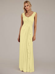 A-Line Sweetheart Neckline Pleated Mesh Mother of the Bride Dress
