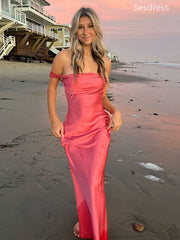 Elegant Off the Shoulder Strapless Mermaid Long Evening Dress,Prom Dress