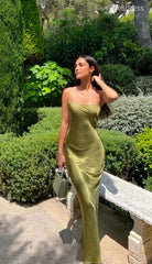 Vintage Strapless Mermaid Long Evening Dress,Prom Dress