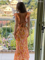 Gorgeous V-neck Lace Ruffles Mermaid Long Wedding Guest Dress,Prom Dress