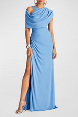 Round Neck Knotted Sleeveless Maxi Dress