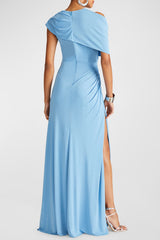 Round Neck Knotted Sleeveless Maxi Dress